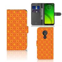 Motorola Moto G7 Power | Telefoon Hoesje | Batik Oranje