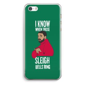 Sleigh Bells Ring: iPhone 5 / 5S / SE Transparant Hoesje