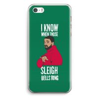 Sleigh Bells Ring: iPhone 5 / 5S / SE Transparant Hoesje