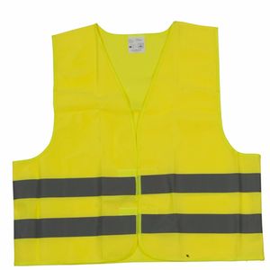 6x Neon geel veiligheidsvest voor volwassenen - Veiligheidshesje