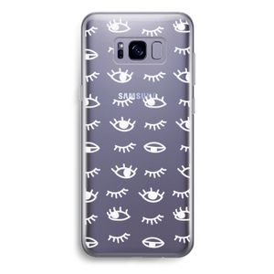 Eye pattern #3: Samsung Galaxy S8 Plus Transparant Hoesje