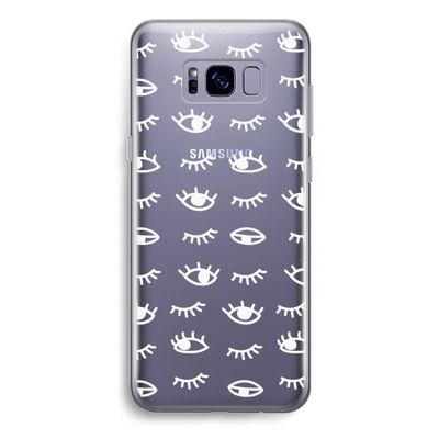 Eye pattern #3: Samsung Galaxy S8 Plus Transparant Hoesje