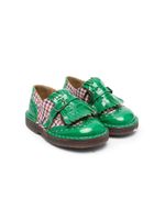 Pèpè herringbone-pattern Derby shoes - Vert