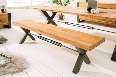 Eikenhouten bank Thor 180cm/ 38807