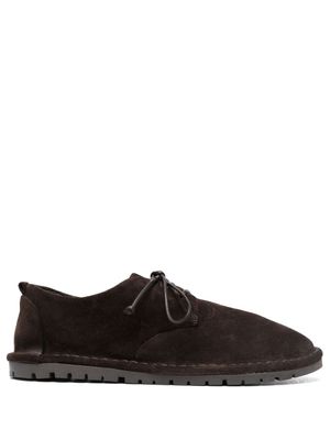 Marsèll chaussures oxford en daim à lacets - Marron