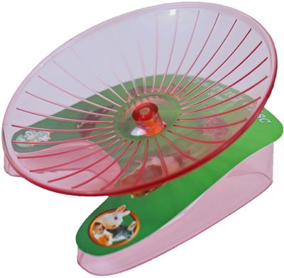 Knaagdier silent trainingsdisc 15 cm roze - Gebr de boon