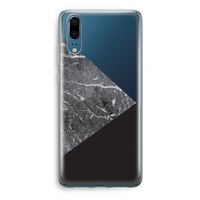 Combinatie marmer: Huawei P20 Transparant Hoesje