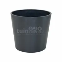 Bloempot Ecostone Zwart Ø58cm
