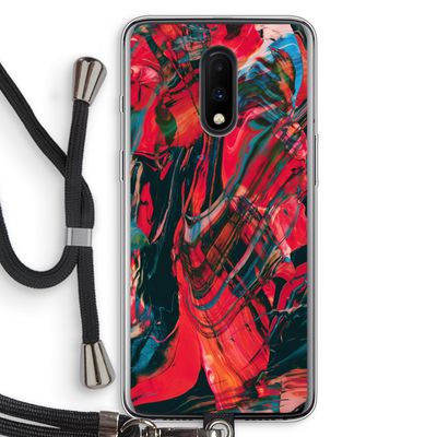 Endless Descent: OnePlus 7 Transparant Hoesje met koord