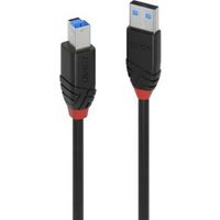 Lindy 43227 USB-kabel 10 m USB 3.2 Gen 1 (3.1 Gen 1) USB A USB B Zwart - thumbnail