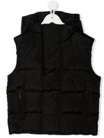 DSQUARED2 KIDS gilet matelassé à logo arrière - Noir