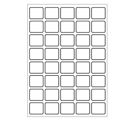 A4 etiketten 36 x 30 mm wit 100 vel Sorex