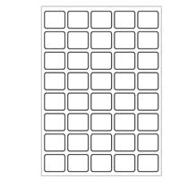 A4 etiketten 36 x 30 mm wit 100 vel Sorex