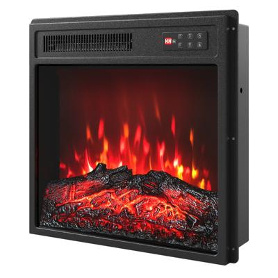 18" Elektrische Open Haard 7 Realistische Vamkleuren 5 Instelbare Helderheidsniveaus 8-uurs Timer en Bescherming Tegen Oververhitting