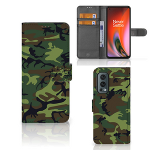 OnePlus Nord 2 5G Telefoon Hoesje Army Dark