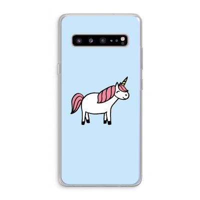 Eenhoorn: Samsung Galaxy S10 5G Transparant Hoesje