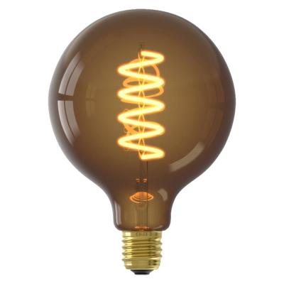 Leen Bakker - LED Globelamp Dimbaar - Naturel - E27 - 4W - Glas - Transparant - H17.6 Cm
