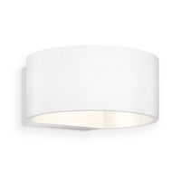 Wandlamp Lounge 13.5/13.5/7cm, Wit, Muurlamp gemaakt van Aluminium, LED geïntegreerd, 6W 3000K 520lm, wandlamp geschikt voor woonkamer, slaapkamer