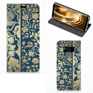 Samsung Galaxy S8 Smart Cover Beige Flowers