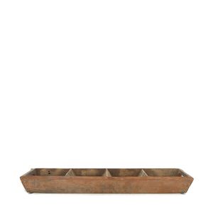 DKNC - Dienblad Lily - Reclaimed hout - 75x18x8 cm - Beige