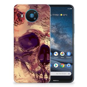 Silicone Back Case Nokia 8.3 Skullhead