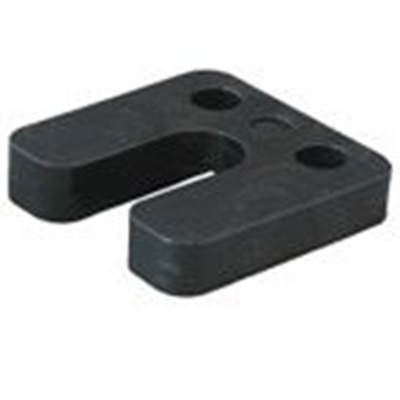 GB hogedrukplaat met sleuf 70x70x10 etiket; 48 per zak | 144 stuks - 17434850
