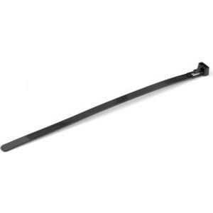 StarTech.com CBMZTRB8BK kabelbinder Losmaakbare kabelbinder Nylon, Kunststof Zwart 100 stuk(s)