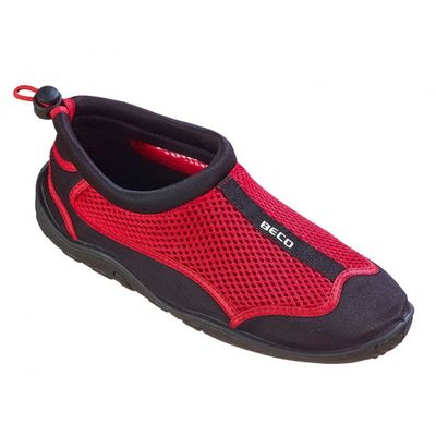 Waterschoenen met anti-slip zool rood