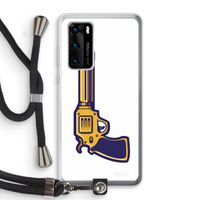 Pew Pew Pew: Huawei P40 Transparant Hoesje met koord