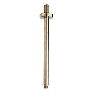 Douchearm Wiesbaden UniMatch Caral | 30 cm | Plafond montage | Messing | Rond | Geborsteld messing