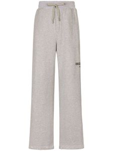 Dolce & Gabbana pantalon de jogging en coton à logo imprimé - Gris