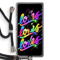 Loves: Sony Xperia XZ2 Transparant Hoesje met koord