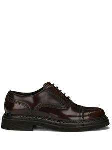 Dolce & Gabbana richelieus en cuir à lacets - Marron