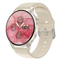 Watch3 pro 1,3 AMOLED Smart horloge met metalen behuizing Bluetooth oproep vrouwen gezondheid armband met hartslagmonitoring - Zilver