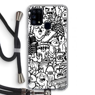 Vexx Mixtape #2: Samsung Galaxy M31 Transparant Hoesje met koord