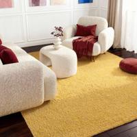 Vloerkleed Portobello Rechthoekig - Geel 290x200cm - Polyester - Dekbed-Discounter.nl