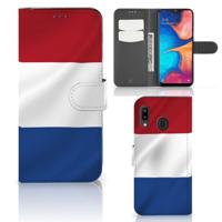 Samsung Galaxy A30 | Bookstyle Case | Nederlandse Vlag