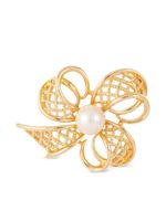 Susan Caplan Vintage broche nœur Trifari (années 1960) - Or