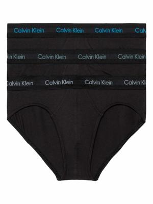 Calvin Klein - 3p Hipbrief - Cotton Stretch - N20, Maat:XL