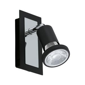 EGLO Sarria Oppervlak-spotverlichting Zwart, Chroom Niet-verwisselbare lamp(en)