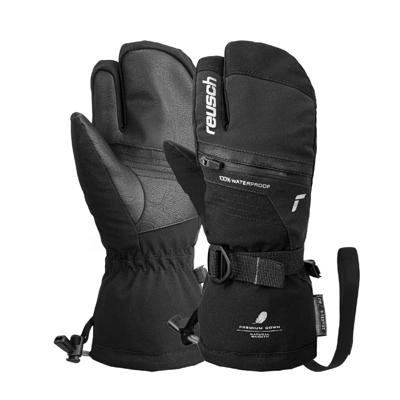 Reusch Lando R-Tex Xt 3 Vinger Handschoen Kinderen Black/Silver 5