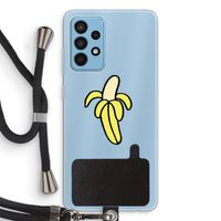 Banana: Samsung Galaxy A52 Transparant Hoesje met koord