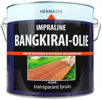 Hermadix impraline mat 2500 ml bangkirai-olie bruin transparant
