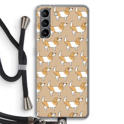 Doggy: Samsung Galaxy S21 Transparant Hoesje met koord