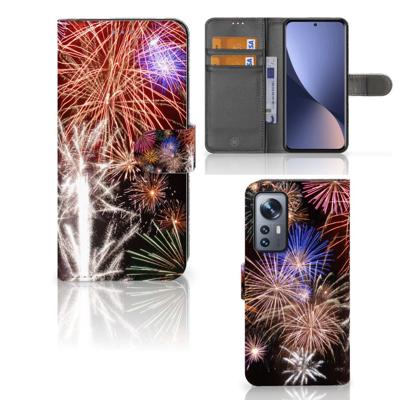 Xiaomi 12 | 12X | Wallet Case | met Pasjes | Vuurwerk