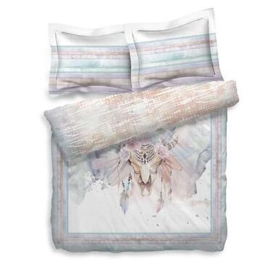 Heckett & Lane dekbedovertrek Mansur - multikleur - 240x200 cm