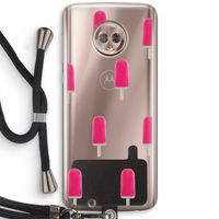 Waterijsje: Motorola Moto G6 Transparant Hoesje met koord
