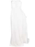 Solace London robe The Kinsley à design sans bretelles - Blanc