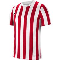 Nike Striped Division IV Voetbalshirt Kids Rood Wit - thumbnail