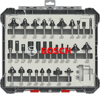 Bosch Accessoires 30-delige gemengde freesset - schachtdiameter 8 mm - 2607017475 - thumbnail